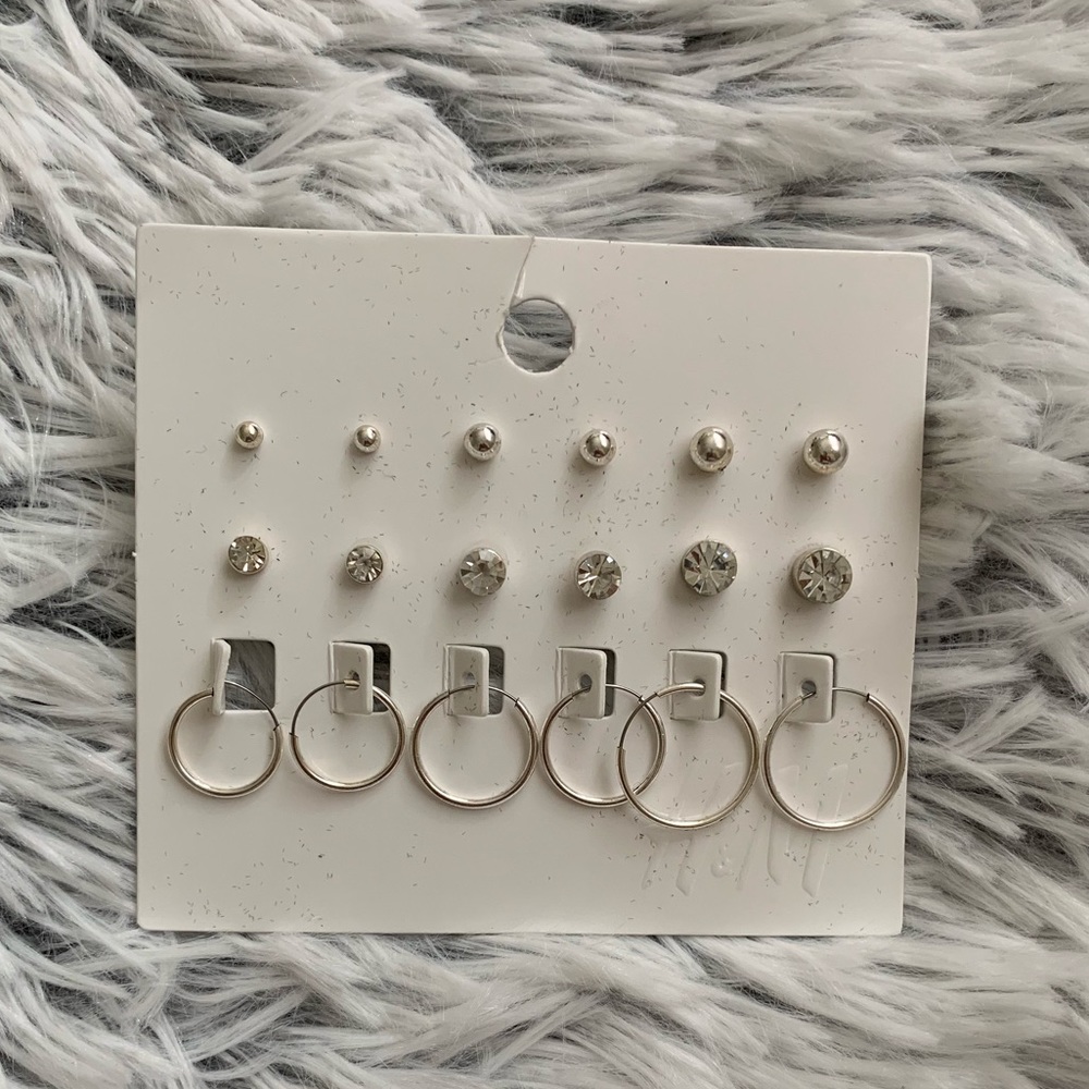 9 pair earrings